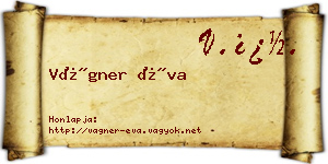 Vágner Éva névjegykártya