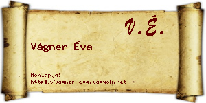 Vágner Éva névjegykártya